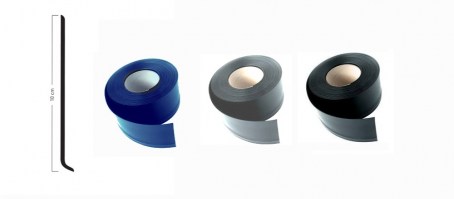 BATTISCOPA PVC | Vari colori in h. 10 cm. a rotolo